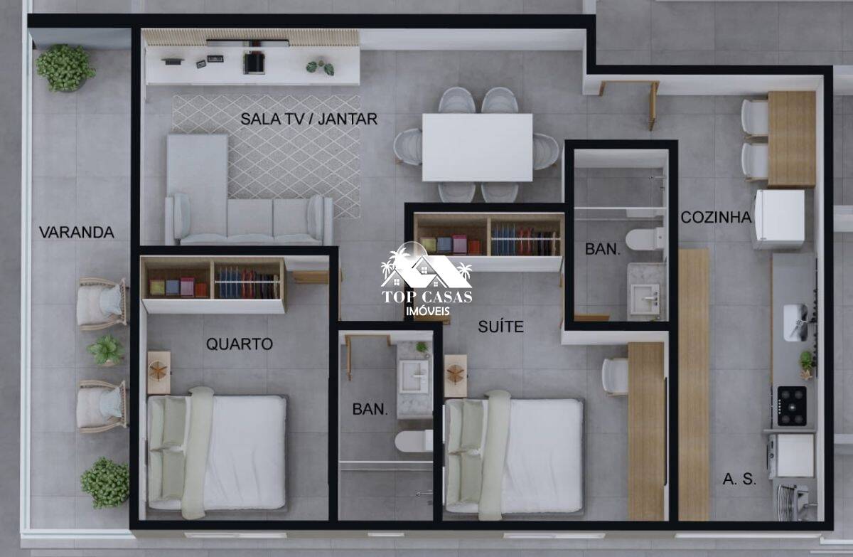 Apartamento à venda com 3 quartos, 91m² - Foto 21